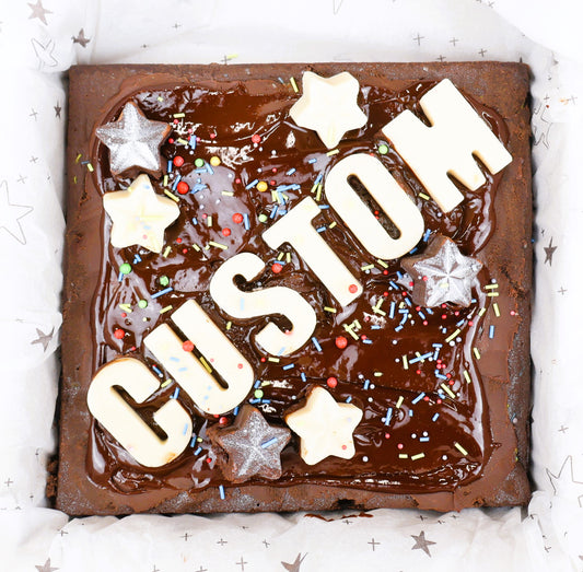 Custom Message Brownie Box