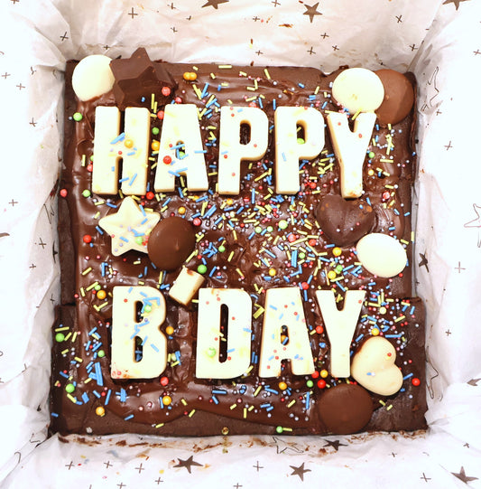 Happy Birthday Brownie Box